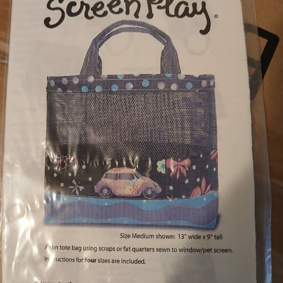 Sewing Patterns Nancy Ota Vanilla House Laptop Satchel Totes Purses Double handl - Picture 6 of 7